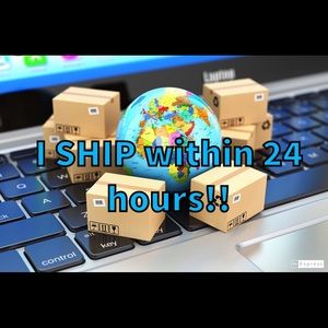 I ship same day if before 2pm!